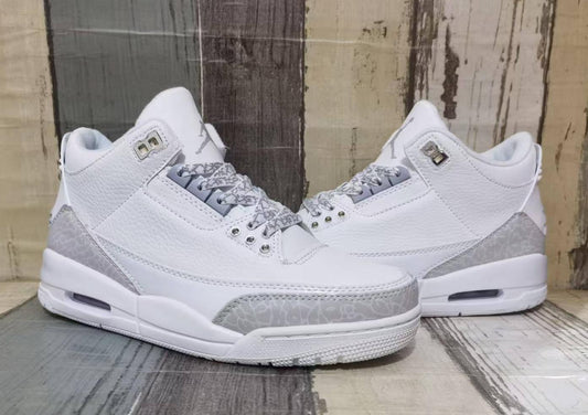 Air Jordan 3 "Cement Grey and Metallic Silver"
